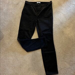 LOFT Women’s Black Skinny Corduroy Pants, NWOT, 30/10
